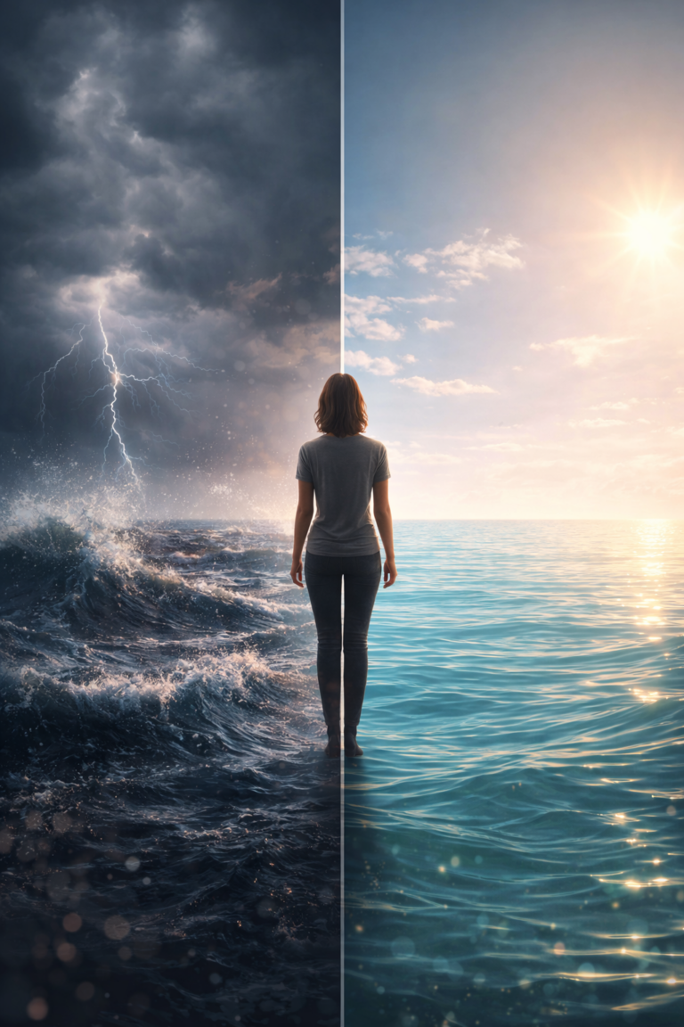 Transition du chaos émotionnel vers la sérénité intérieure